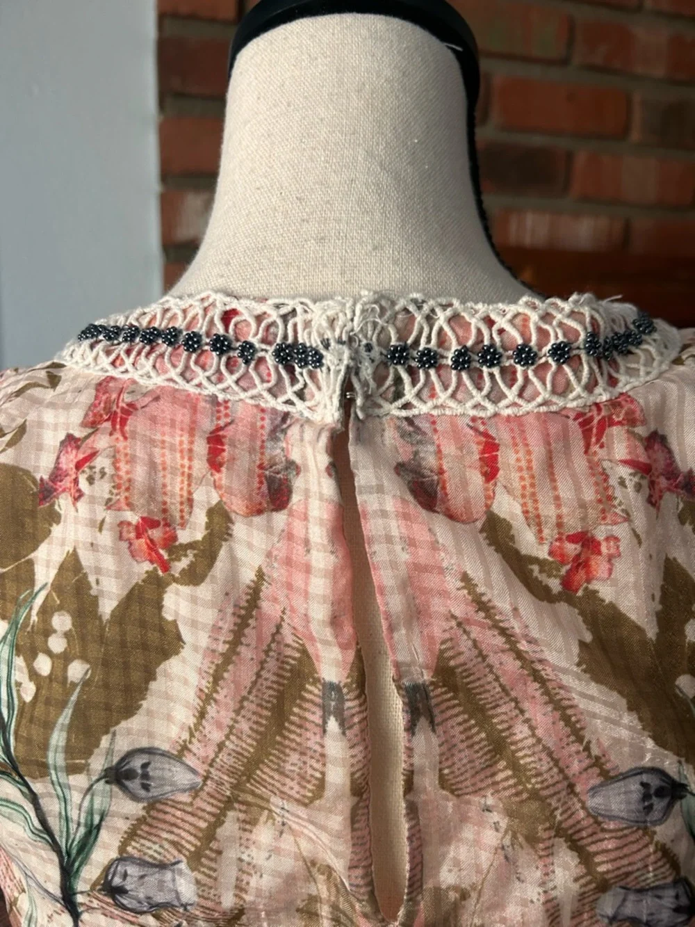 Anthropologie Bhanuni by Jyoti Dorais Bohemian Maxi Dress Sz S - Picture 12 of 13